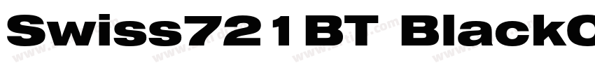 Swiss721BT BlackOutl字体转换